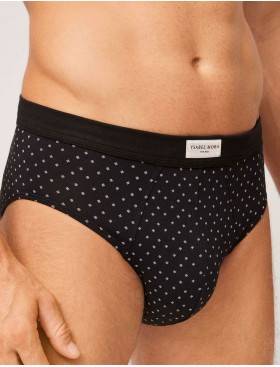 Набор мужских слипов Ysabel Mora 20328 (2 шт), Цвет: черный+серый, Размеры: M