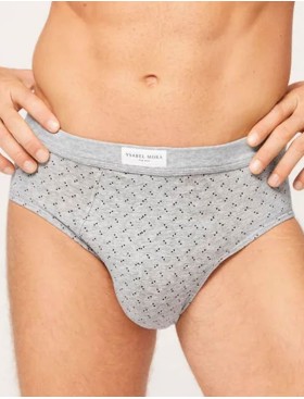 Набор мужских слипов Ysabel Mora 20328 (2 шт), Цвет: черный+серый, Размеры: M, изображение 2