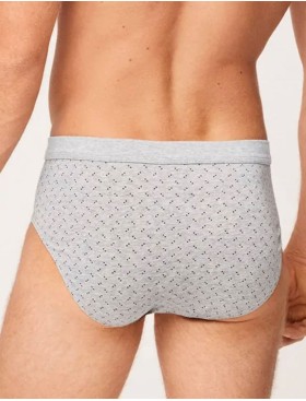 Набор мужских слипов Ysabel Mora 20328 (2 шт), Цвет: черный+серый, Размеры: M, изображение 5