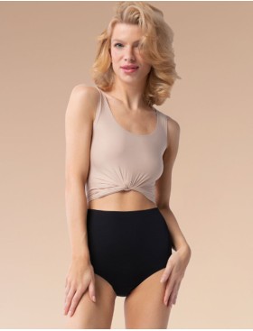 Очень высокие трусы слипы Julimex AMBER MAXI HIGH черный, Цвет: черный, Размеры: S, изображение 3