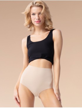 Очень высокие трусы слипы Julimex AMBER MAXI HIGH телесный, Цвет: телесный, Размеры: S, изображение 3