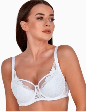 Бюстгальтер полупоролон Gaia 1134 KETO PU белый, Цвет: белый, Размеры: 70I, изображение 3