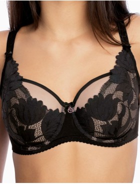 Бюстгальтер мягкий Gaia 1135 NIKE M черный, Цвет: черный, Размеры: 70I