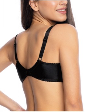 Бюстгальтер мягкий Gaia 1135 NIKE M черный, Цвет: черный, Размеры: 70I, изображение 2