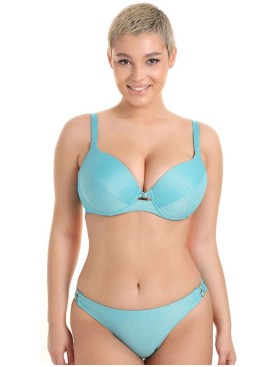 Раздельный купальник формовка + слипы Jolidon FJ57I голубой, Цвет: голубой, Размеры: 80B