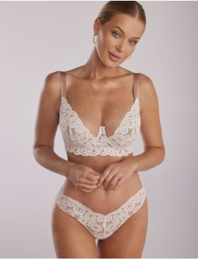 Трусики бразилиана Kinga COCO 1104/3-B экрю, Цвет: экрю, Размеры: S, изображение 5