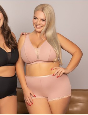 Бюстгальтер без косточек Kris Line MARCELLA POWDER micromodal, Цвет: пудровый, Размеры: 70DD, изображение 10