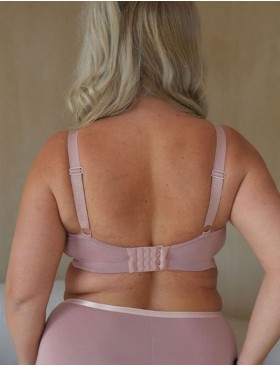 Бюстгальтер без косточек Kris Line MARCELLA POWDER micromodal, Цвет: пудровый, Размеры: 70DD, изображение 8