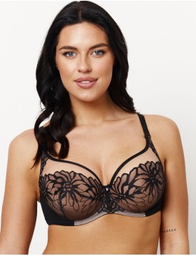 Бюстгальтер с мягкой чашкой Subtille ASTRA BLACK soft, Цвет: черный+телесный, Размеры: 70L, изображение 3