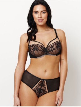 Бюстгальтер с мягкой чашкой Subtille ASTRA BLACK soft, Цвет: черный+телесный, Размеры: 70L, изображение 5