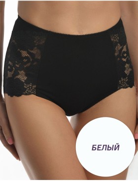 Высокие трусы с кружевом Valmira 2922 белый, Цвет: белый, Размеры: M