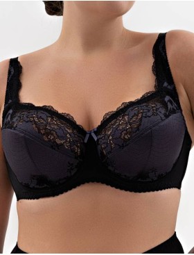 Бюстгальтер полумягкий Valmira 1109-1109/B антрацит, Цвет: антрацит, Размеры: 100H