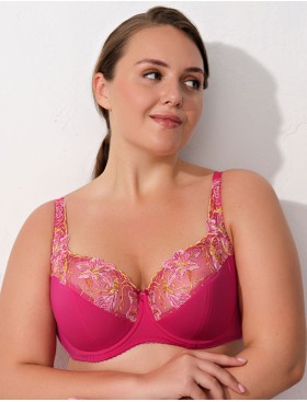 Бюстгальтер полумягкий Valmira 1109-1109/B фуксия фестивальная, Цвет: фуксия фестивальная, Размеры: 100H, изображение 3