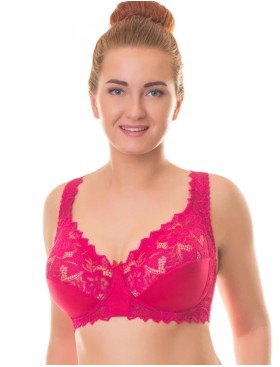 Бюстгальтер больших размеров Valmira 1113 фуксия, Цвет: фуксия, Размеры: 75H, изображение 3