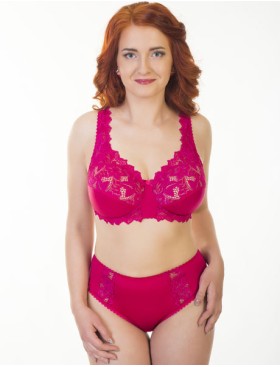 Бюстгальтер больших размеров Valmira 1113 фуксия, Цвет: фуксия, Размеры: 75H, изображение 2