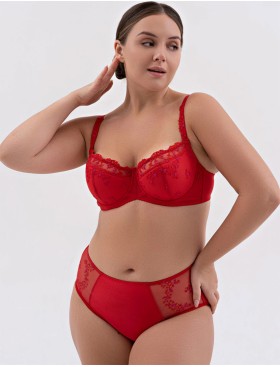 Бюстгальтер поролоновый Valmira 1137 красный с фуксией, Цвет: красный с фуксией, Размеры: 75D, изображение 4