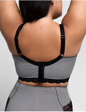 Бюстье из хлопка Valmira 1144/G гусиные лапки, Цвет: гусиные лапки, Размеры: 80D, изображение 3