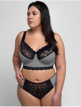 Бюстье из хлопка Valmira 1144/G гусиные лапки, Цвет: гусиные лапки, Размеры: 80D, изображение 4