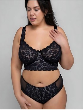 Полумягкий кружевной бюстгальтер бюстье Valmira 1144 ночная волна, Цвет: ночная волна, Размеры: 90C, изображение 5