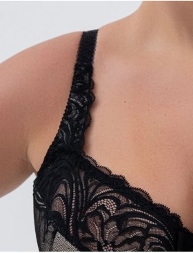 Полумягкий кружевной бюстгальтер бюстье Valmira 1144 ночная волна II, Цвет: ночная волна II, Размеры: 75I, изображение 4