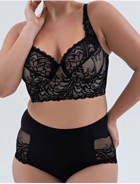 Полумягкий кружевной бюстгальтер бюстье Valmira 1144 ночная волна II, Цвет: ночная волна II, Размеры: 75I, изображение 9