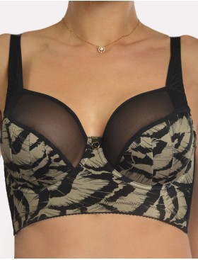 Бюстье с полумягкими чашками Valmira 1245 золотой сад, Цвет: золотой сад, Размеры: 75H