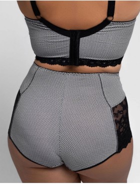 Трусы макси хлопковые Valmira 2916/G гусиные лапки, Цвет: гусиные лапки, Размеры: M, изображение 2