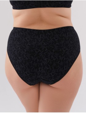 Трусики из хлопка Valmira 2929/C черный с серым, Цвет: черный с серым, Размеры: M, изображение 2