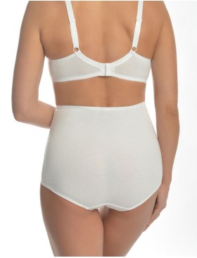 Высокие трусы из хлопка Valmira 2930 белый, Цвет: белый, Размеры: L, изображение 2