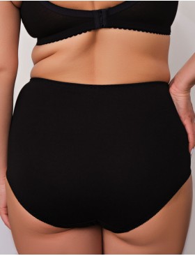 Высокие трусы из хлопка Valmira 2930 черный, Цвет: черный, Размеры: M, изображение 2