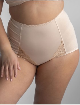 Высокие трусы слипы Valmira 2954 бежевый, Цвет: бежевый, Размеры: M