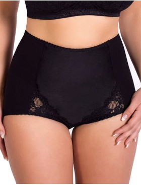 Высокие трусы слипы Valmira 2954 черный, Цвет: черный, Размеры: M