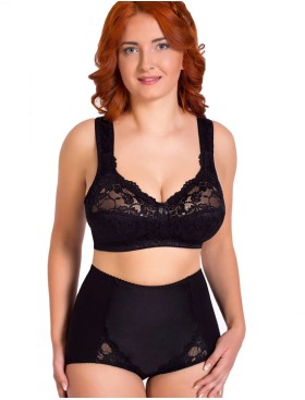 Высокие трусы слипы Valmira 2954 черный, Цвет: черный, Размеры: M, изображение 5