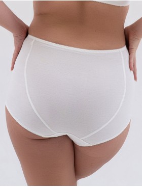 Высокие трусы слипы Valmira 2954 молоко с голубым, Цвет: молоко с голубым, Размеры: M, изображение 2