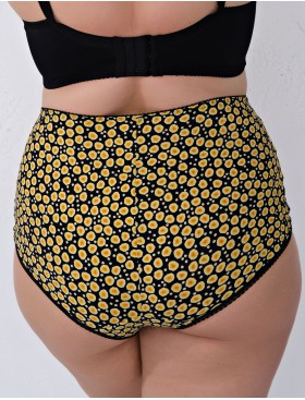 Трусы макси Valmira 2959/M черный с желтым, Цвет: черный с желтым, Размеры: M, изображение 2