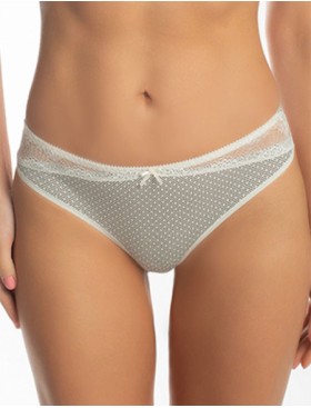 Трусики бразилиана из хлопка Valmira 3358/G молочная графика, Цвет: молочная графика, Размеры: XL