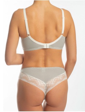 Трусики бразилиана из хлопка Valmira 3358/G молочная графика, Цвет: молочная графика, Размеры: XL, изображение 4