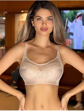 Мягкий бюстгальтер без косточек Albina L NEW CHARM 7070 пион, Цвет: пион, Размеры: 75F, изображение 5