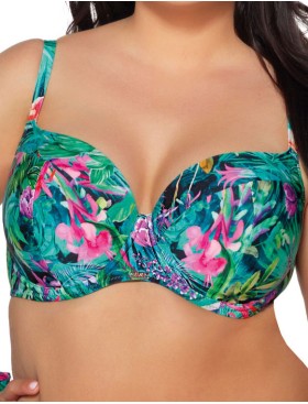 Верх купальника поролоновый Ava PARADISE SK205 U, Цвет: бирюза, Размеры: 75E