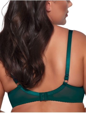 Мягкий бюстгальтер с вышивкой Ava RAFIA 2088 M emerald, Цвет: изумруд, Размеры: 70I, изображение 2