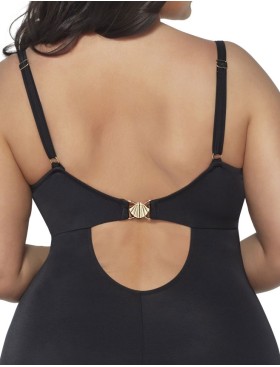 Закрытый купальник с мерцающим узором Ava SKJ58 U черный, Цвет: черный, Размеры: 105B, изображение 4