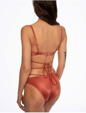 Бюст купальный с пуш-ап Esotiq THEA 41551 терракотовый, Цвет: терракотовый, Размеры: 70C/75B, изображение 7