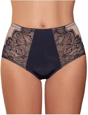 Трусы слипы комфорт Fluide DIVINE 2045 черный/миндаль, Цвет: черный/миндаль, Размеры: S