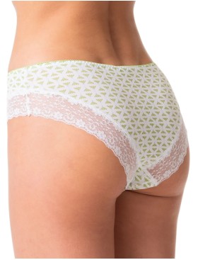 Набор трусов слипов Key LPB 990 (2 шт), Цвет: белый+бирюзовый, Размеры: S, изображение 3