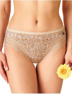 Набор трусов слипов Key LPC 171 (2 шт), Цвет: бежевый+оранжевый, Размеры: S