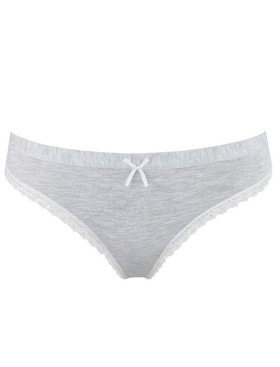 Трусы стринги Lovely Girl 6647 melange, Цвет: melange (серый), Размеры: S, изображение 2