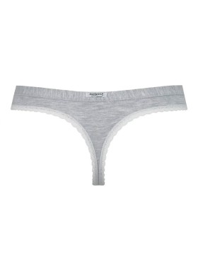 Трусы стринги Lovely Girl 6647 melange, Цвет: melange (серый), Размеры: S, изображение 3