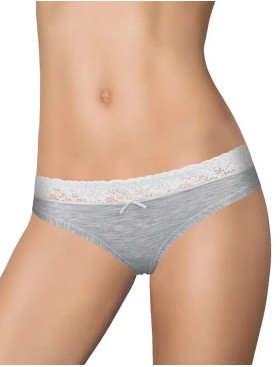 Трусы бразилиана Lovely Girl 8308 grigio/melange, Цвет: grigio/melange (серы, Размеры: S