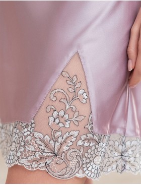 Сорочка шелковая Mia-Amore REBECCA 5165 розовый жемчуг, Цвет: розовый жемчуг, Размеры: XL, изображение 3