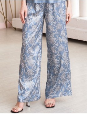 Комплект-тройка из шелка Mia-Amore REBECCA 5166 голубой жемчуг, Цвет: голубой жемчуг, Размеры: 3XL, изображение 5